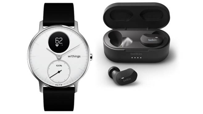 40 Prozent Rabatt: Withings-Smartwatch und Belkin-Kopfhörer im Sparbundle