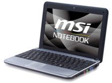 MSI U115: Hybrid-Netbook mit Festplatte und SSD-Speicher