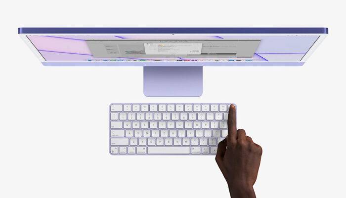 Magic Keyboard mit TouchID nur mit M1 iMacs erhältlich